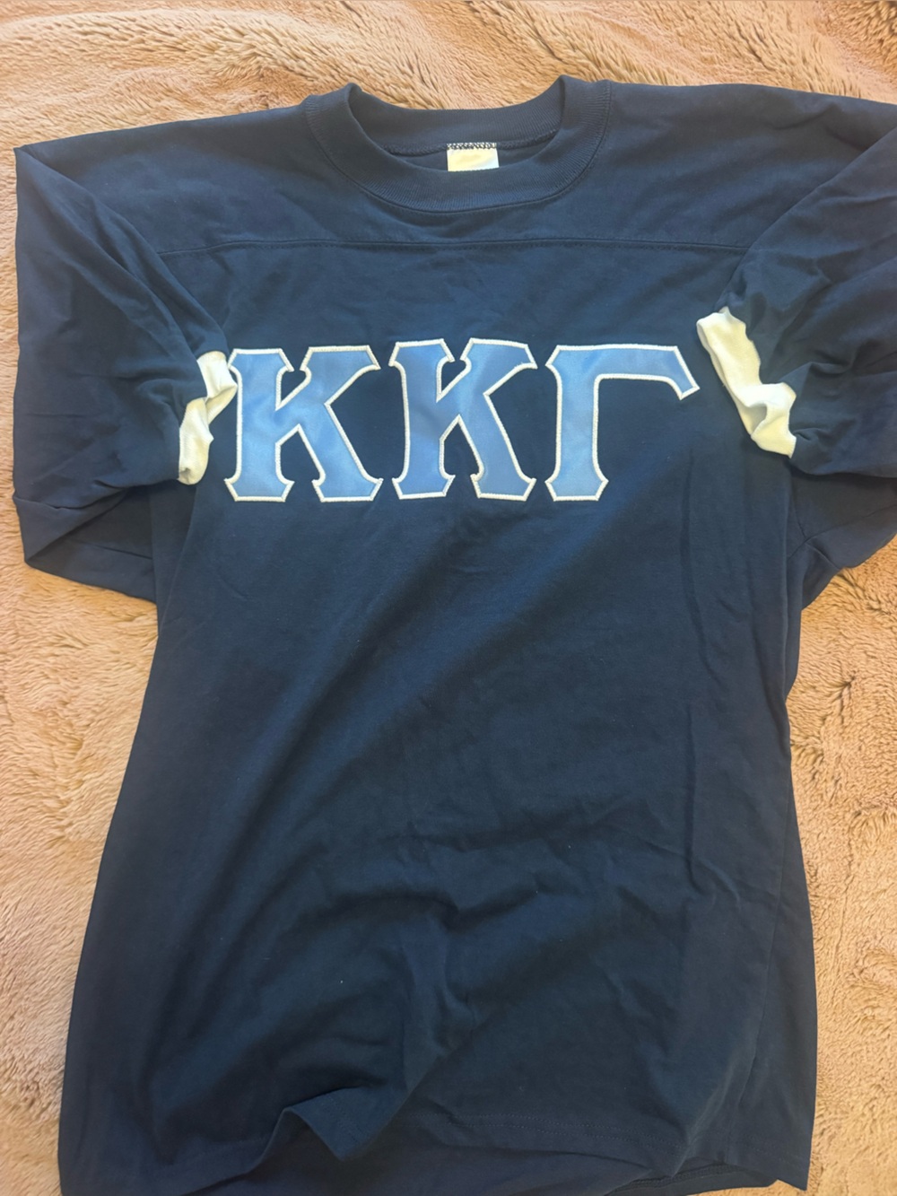 KKG Navy Graphic Sweatshirt with White Lettering